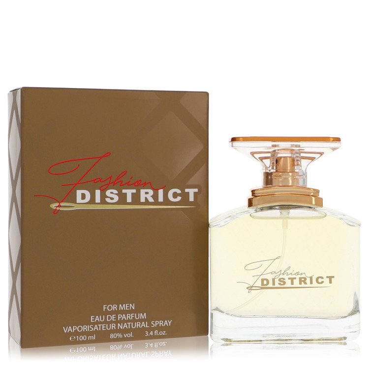 Fashion District Eau De Parfum Spray 3.4 oz (100 ml) for Men
