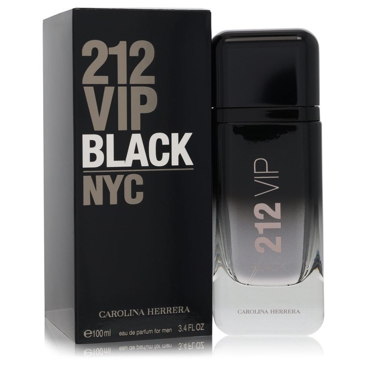 212 VIP Black Eau de Parfum Spray 3.4 oz / 100 ml for Men by Carolina Herrera