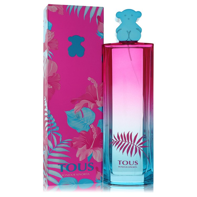 Tous Bonjour Senorita Eau De Toilette Spray for Women, 3 oz / 90 ml