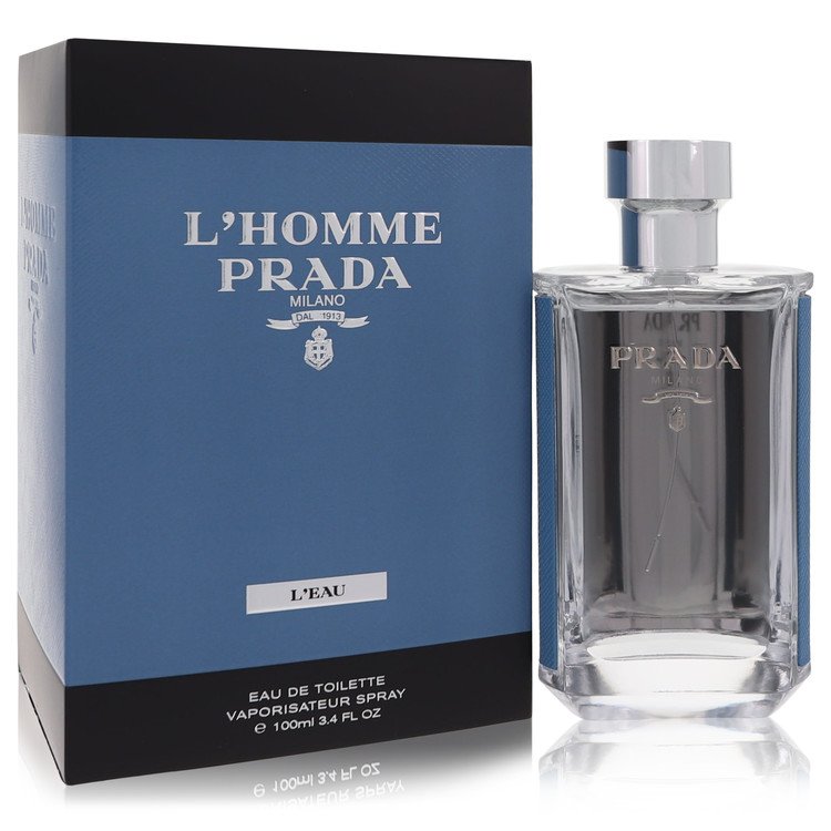 Prada L'Homme L'Eau Eau de Toilette Spray 3.4 oz / 100 ml for Men