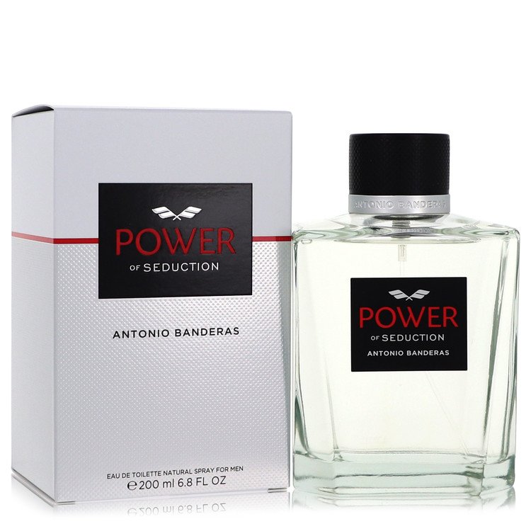 Antonio Banderas Power of Seduction Eau de Toilette Spray for Men, 6.7 oz/200 ml