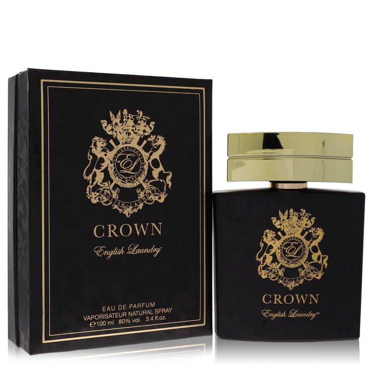 English Laundry Crown Eau De Parfum Spray for Men, 3.4 oz / 100 ml