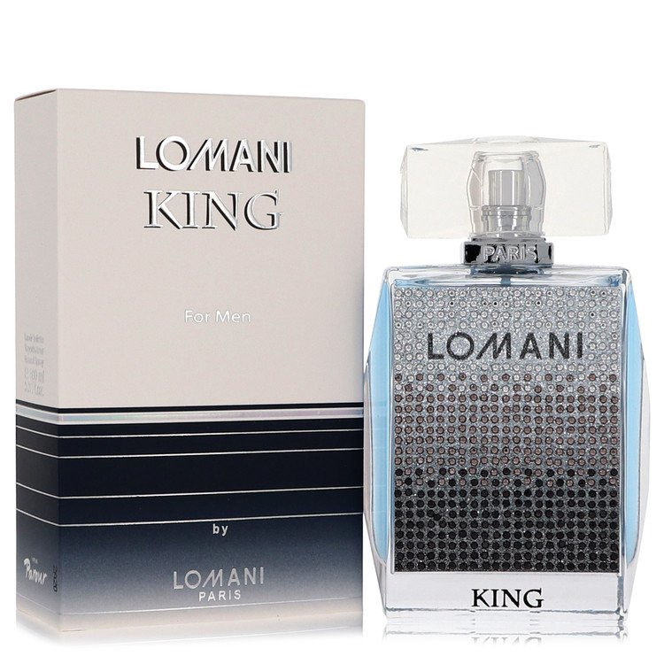 Lomani King Eau De Toilette Spray for Men, 3.3 oz / 100 ml