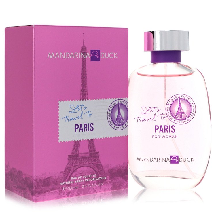 Mandarina Duck Let's Travel to Paris Eau de Toilette Spray 3.4 oz (100 ml) for Women