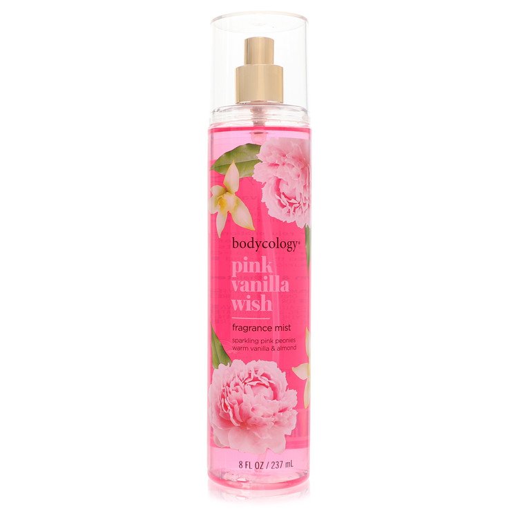 Bodycology Pink Vanilla Wish Fragrance Mist Spray for Women, 8 oz / 236 ml