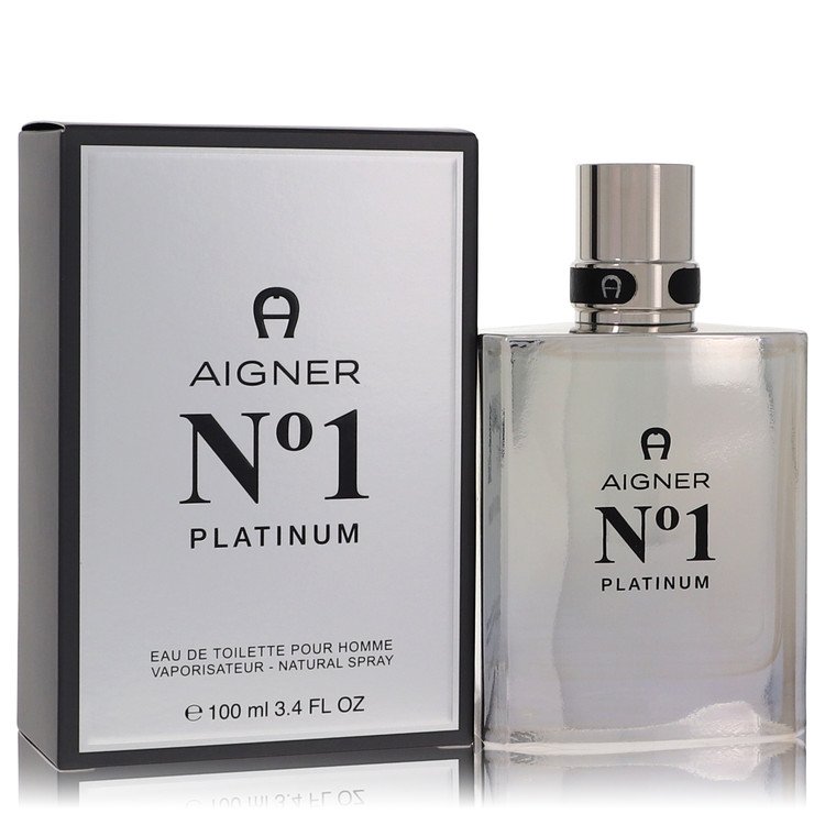 Aigner No. 1 Platinum Eau De Toilette Spray 3.4 oz (100 ml) for Men