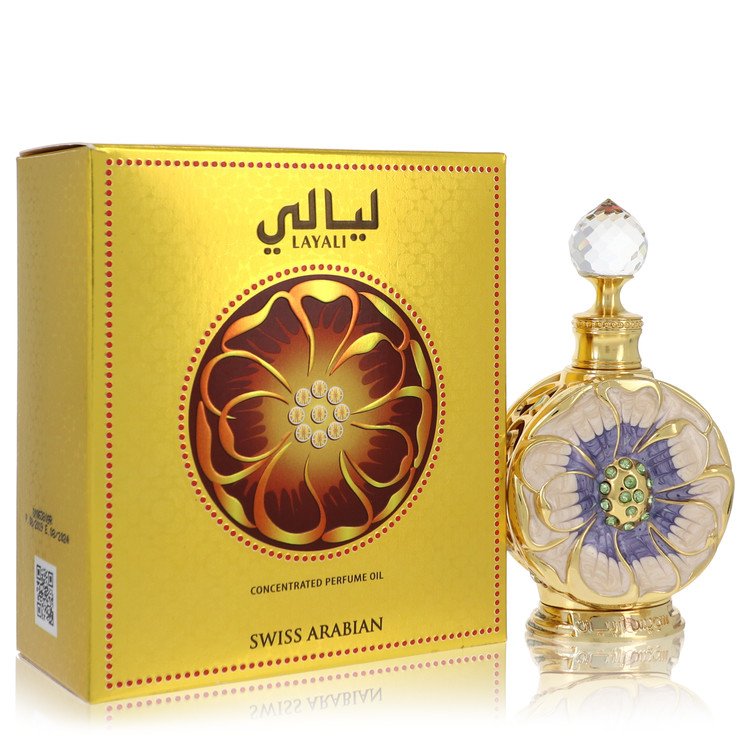 Swiss Arabian Layali Concentrated Perfume Oil for Women 0.5 oz/15 ml