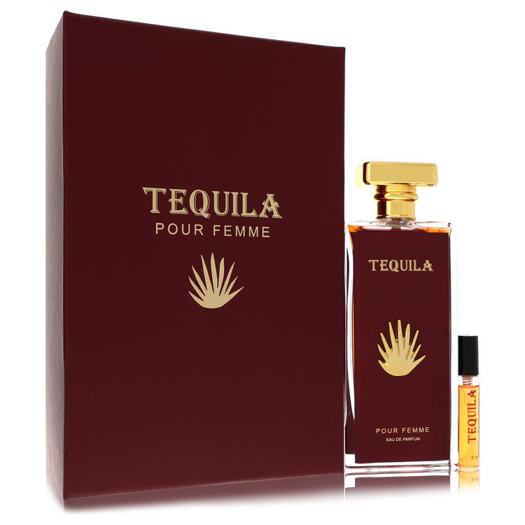 Tequila Pour Femme Red by Tequila Perfumes Eau de Parfum Spray 3.3 oz / 100 ml