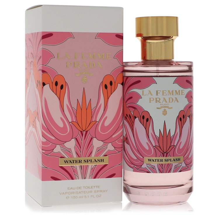 Prada La Femme Water Splash Eau de Toilette Spray 5.1 oz / 150 ml for Women