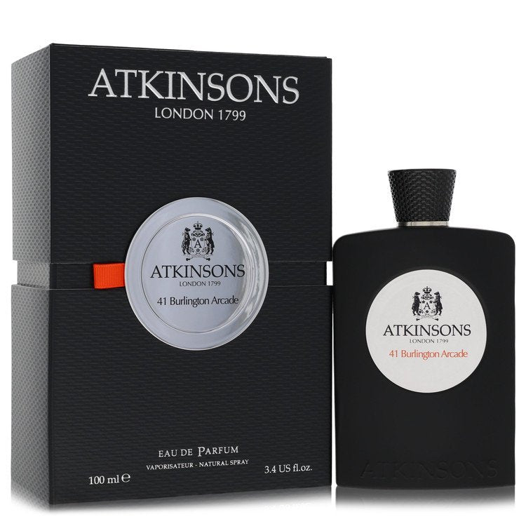 Atkinsons 41 Burlington Arcade Eau de Parfum Spray for Men, 3.4 oz / 100 ml