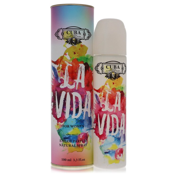 Cuba La Vida by Fragluxe Eau de Parfum Spray for Women 3.4 oz / 100 ml