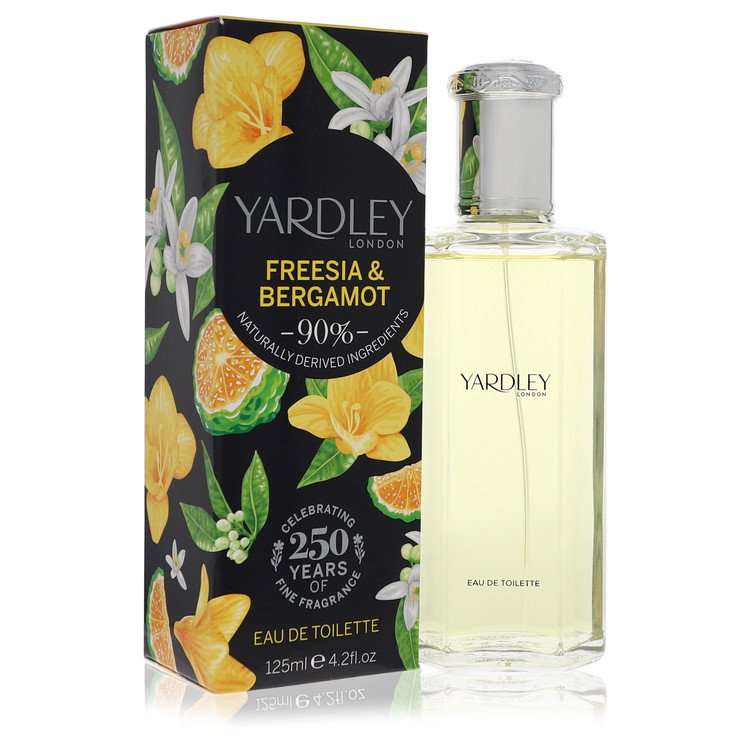 Yardley Freesia & Bergamot Eau De Toilette Spray 4.2 oz (125 ml) for Women