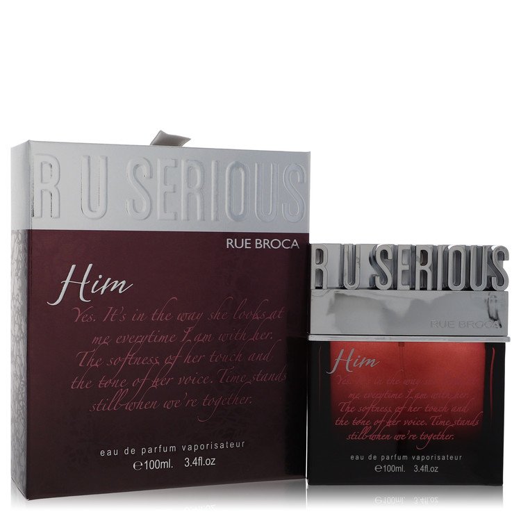 Rue Broca R U Serious Him Eau De Parfum Spray 3.4 oz / 100 ml for Men