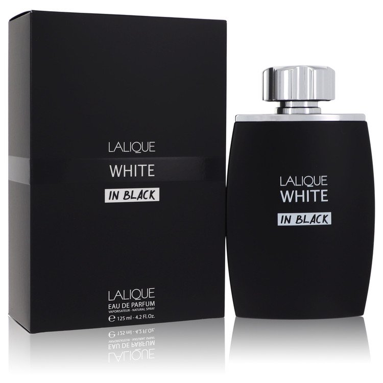 Lalique White In Black Eau De Parfum Spray for Men, 4.2 oz / 125 ml