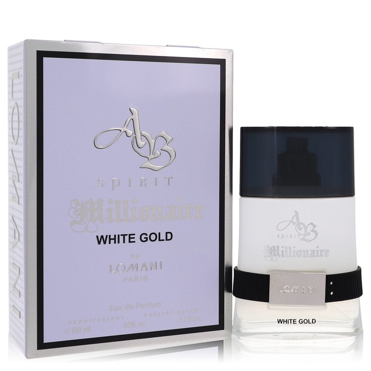 Lomani Ab Spirit Millionaire White Gold Eau De Parfum Spray 3.3 oz / 100 ml