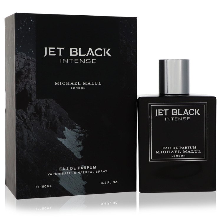 Michael Malul Jet Black Intense Eau De Parfum Spray 3.4 oz / 100 ml for Men