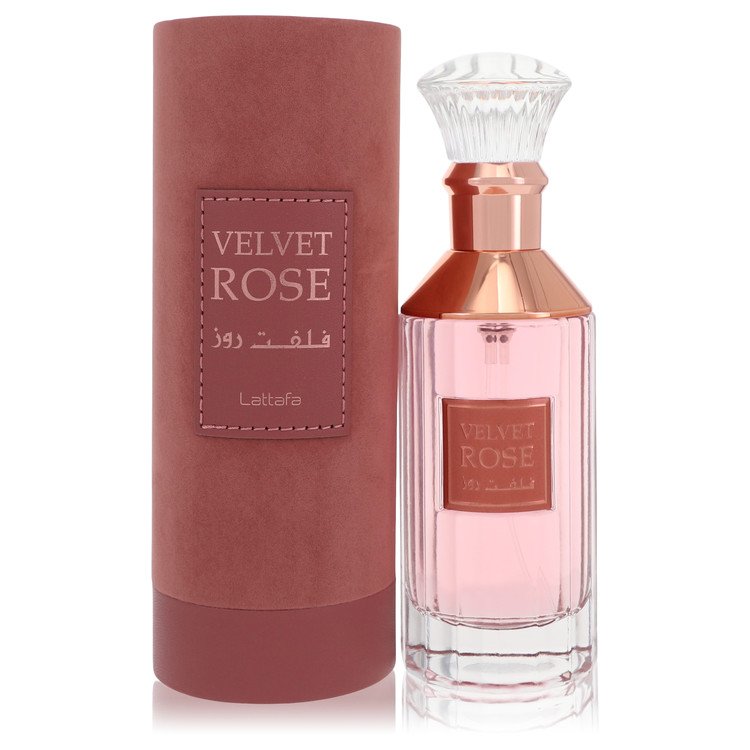 Lattafa Velvet Rose Eau de Parfum Spray (Unisex) 3.4 oz / 100 ml