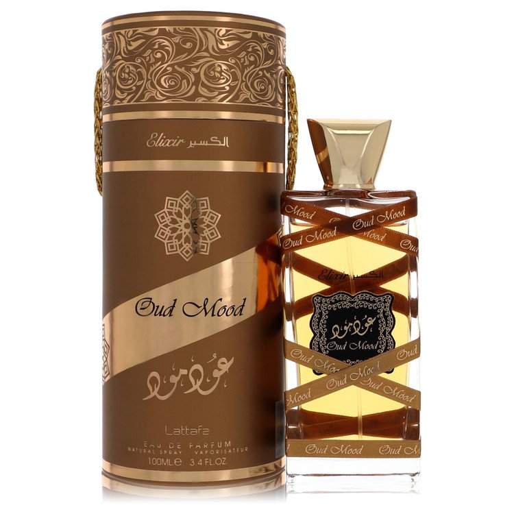 Lattafa Oud Mood Elixir Eau De Parfum Spray 3.4 oz / 100 ml Unisex