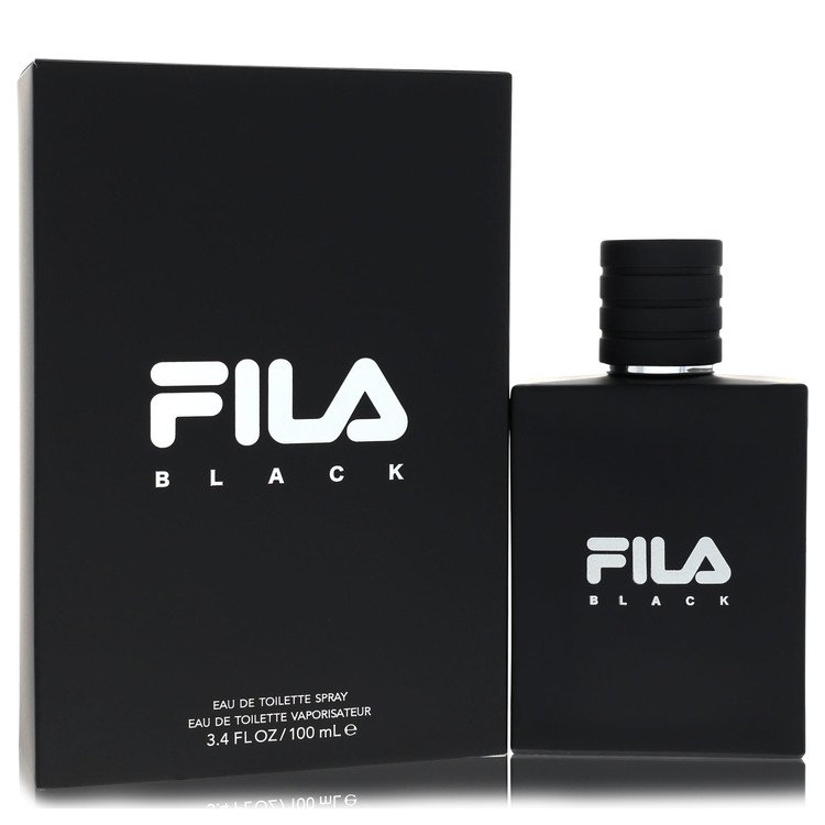 Fila Black Eau De Toilette Spray for Men, 3.4 oz / 100 ml