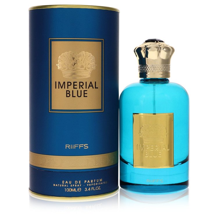 Riiffs Imperial Blue Eau De Parfum Spray for Men 3.4 oz / 100 ml