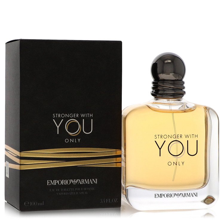 Giorgio Armani Stronger With You Only Eau de Toilette Spray 3.4 oz / 100 ml for Men