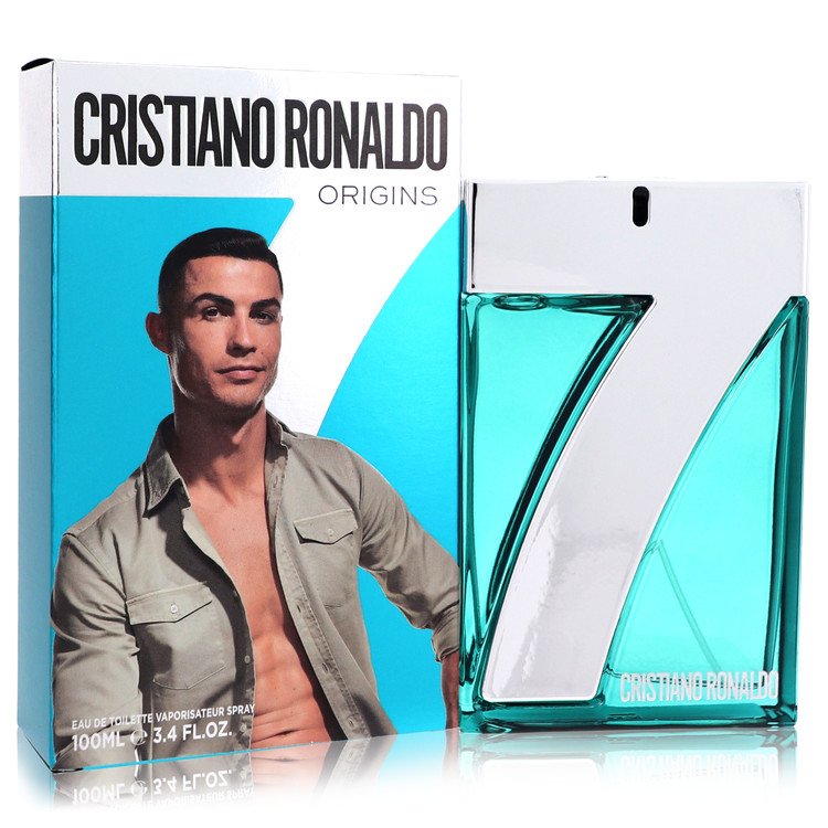 Cristiano Ronaldo CR7 Origins Eau de Toilette Spray for Men, 3.4 oz / 100 ml