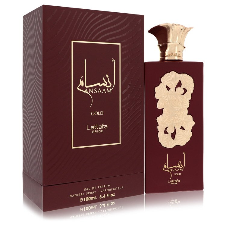 Lattafa Pride Ansaam Gold Eau De Parfum Spray 3.4 oz / 100 ml for Women