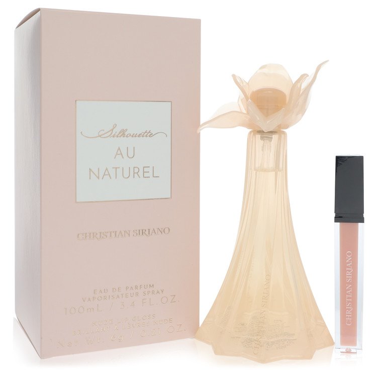 Christian Siriano Au Naturel Eau De Parfum Spray 1.7 oz / 50 ml & Nude Lip Gloss Set