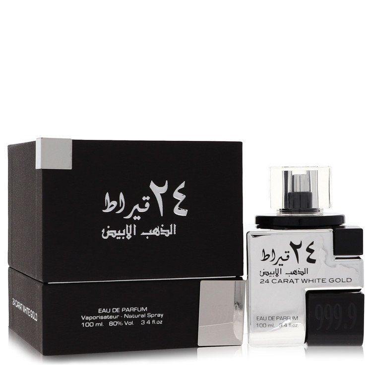 Lattafa 24 Carat White Gold Unisex Eau De Parfum Spray 3.4 oz / 100 ml