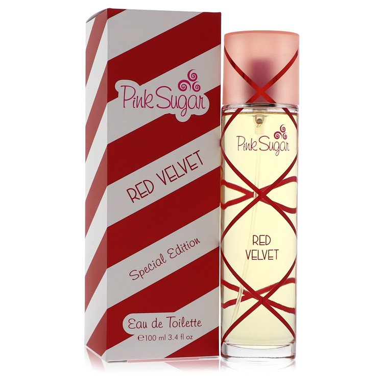 Aquolina Pink Sugar Red Velvet Eau De Toilette Spray 3.4 oz / 100 ml for Women