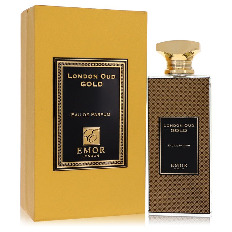 Emor London Oud Gold Eau De Parfum Spray for Men, 4.2 oz / 125 ml