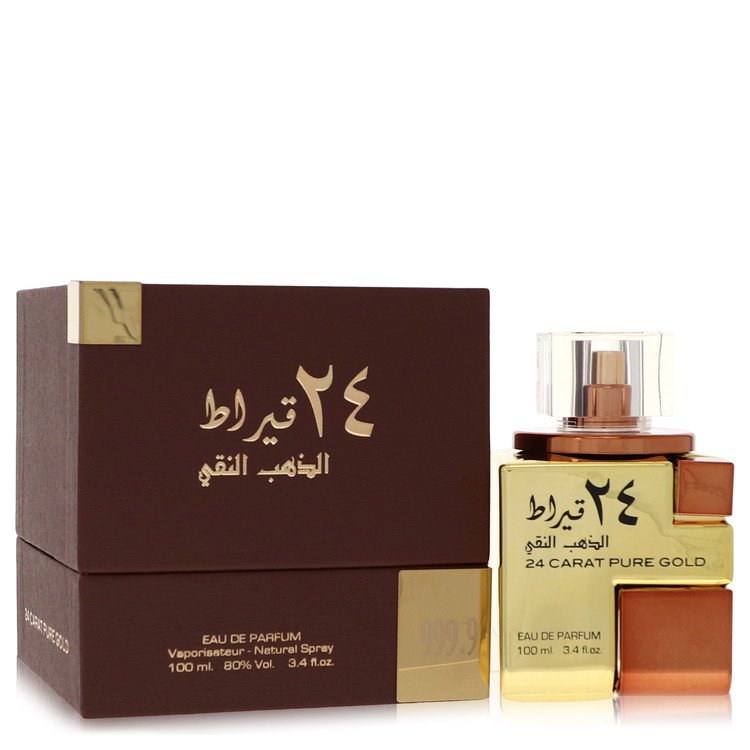 Lattafa 24 Carat Pure Gold Unisex Eau De Parfum Spray 3.4 oz / 100 ml