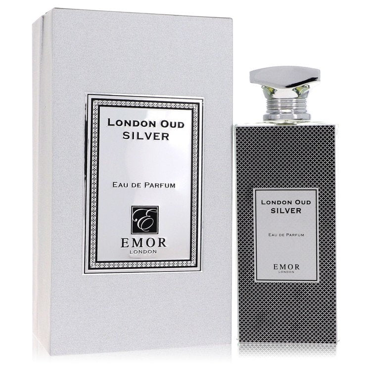 Emor London Oud Silver Eau De Parfum Spray 4.2 oz / 125 ml for Men