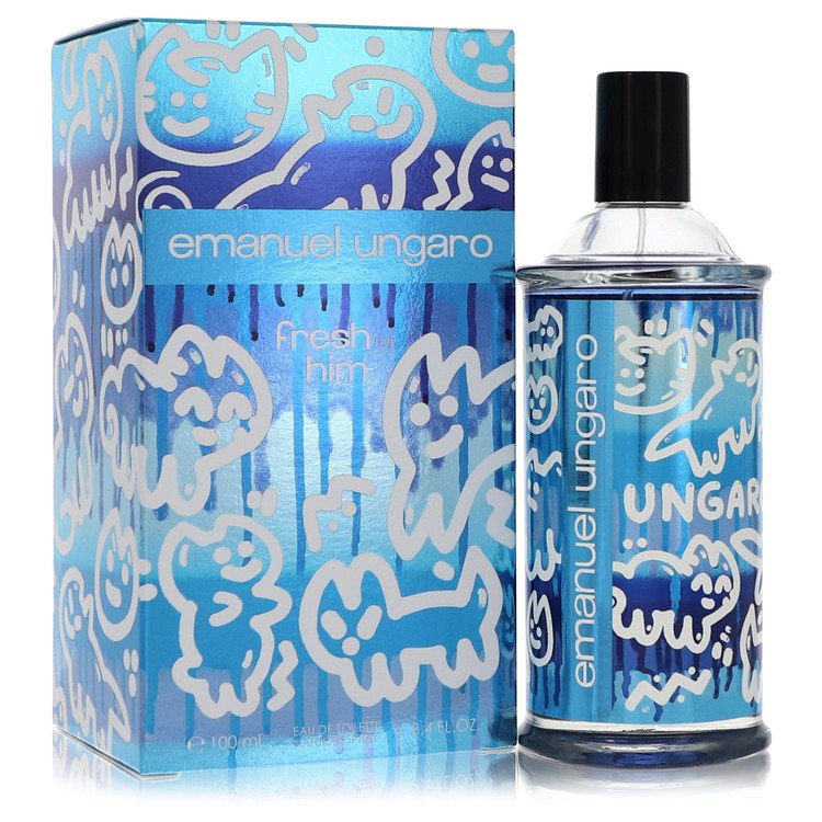 Emanuel Ungaro Fresh For Him Eau de Toilette Spray 3.4 oz / 100 ml for Men