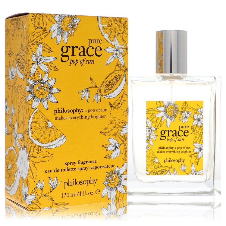 Philosophy Pure Grace Pop Of Sun Eau De Toilette Spray 4 oz (118 ml) for Women