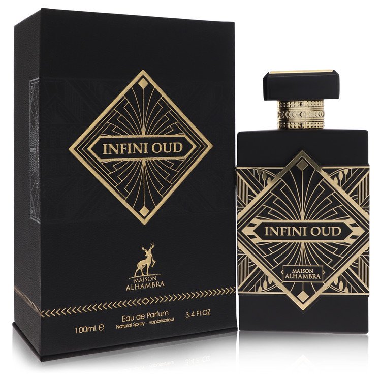 Maison Alhambra Infini Oud Unisex Eau de Parfum Spray 3.4 oz / 100 ml