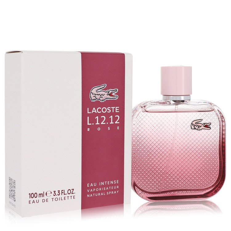 Lacoste Eau De Lacoste L.12.12 Rose Eau Intense 3.3 oz (100 ml) Eau De Toilette Spray