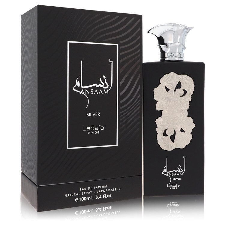 Lattafa Pride Ansaam Silver Unisex Eau De Parfum Spray 3.4 oz / 100 ml