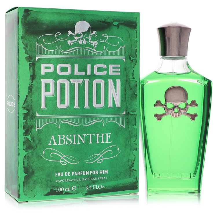 Police Potion Absinthe Eau De Parfum Spray 3.4 oz / 100 ml for Men