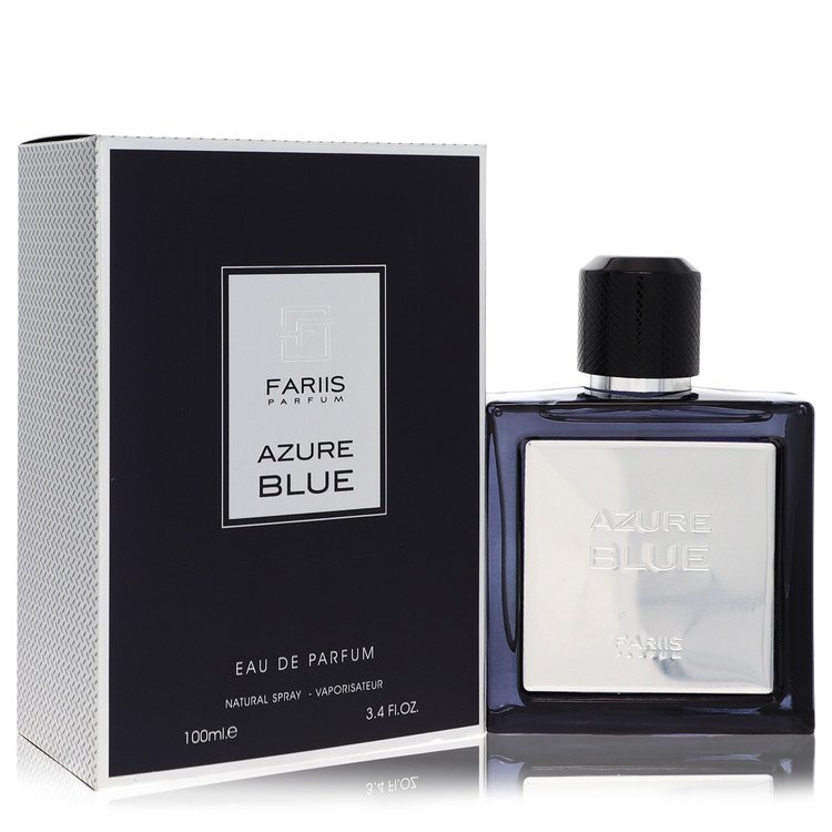 Fariis Azure Blue Eau De Parfum Spray 3.4 oz / 100 ml for Men