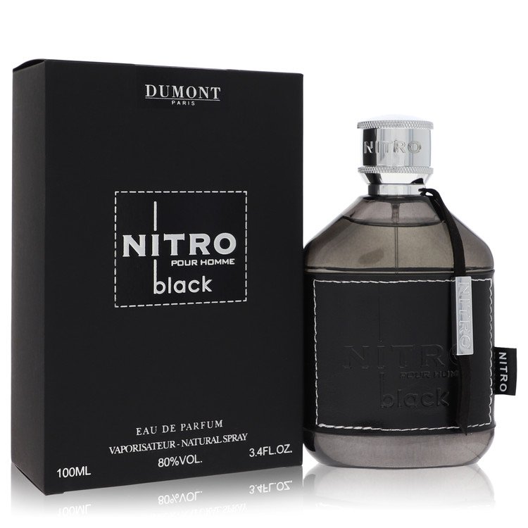 Dumont Nitro Black Eau De Parfum Spray 3.4 oz / 100 ml for Men