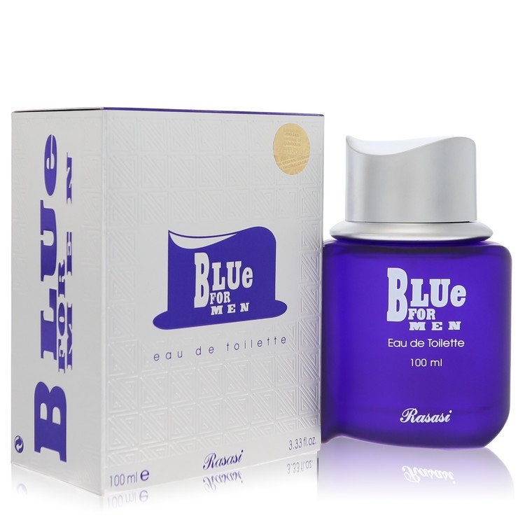 Rasasi Blue Eau de Toilette Spray for Men, 3.4 oz (100 ml)