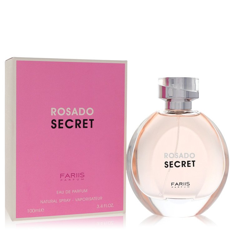 Fariis Rosado Secret Eau De Parfum Spray for Women, 3.4 oz / 100 ml