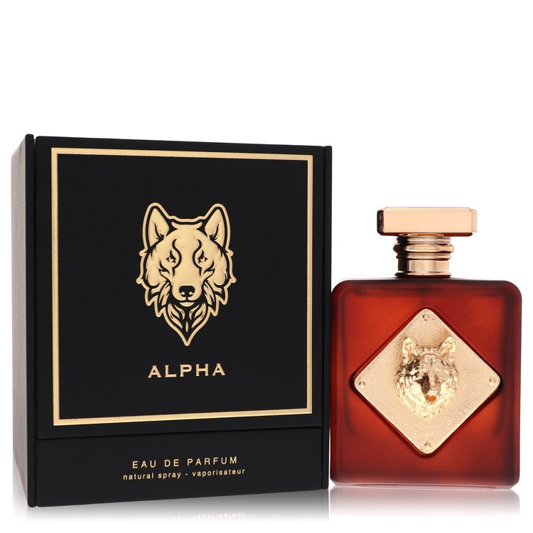 Fragrance World Alpha Eau De Parfum Spray for Men, 3.4 oz / 100 ml