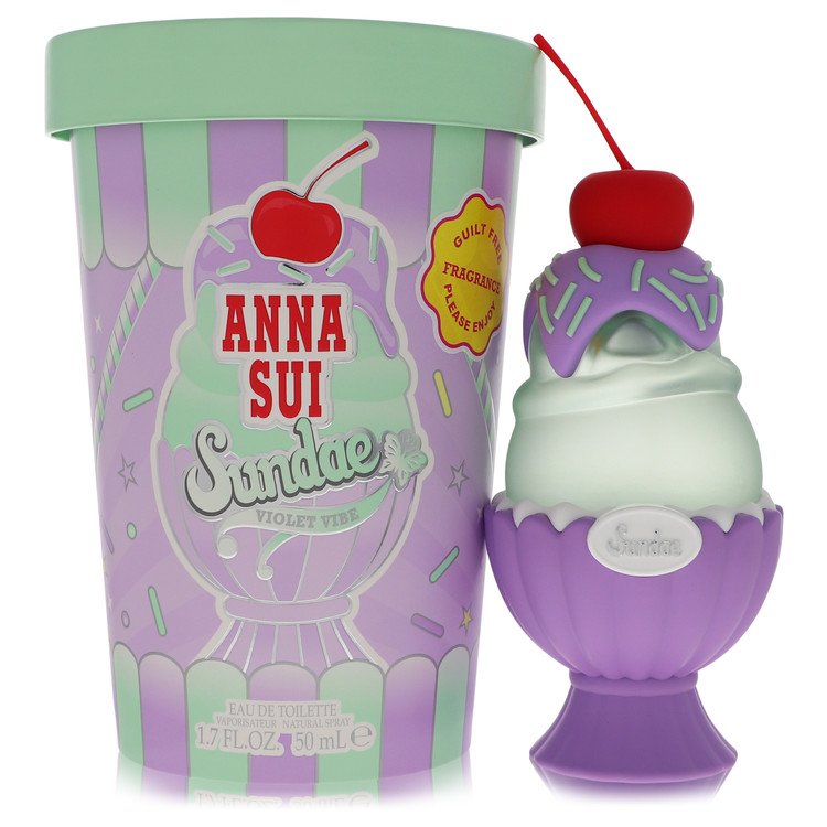 Anna Sui Sundae Violet Vibe Eau de Toilette Spray 1.7 oz / 50 ml for Women
