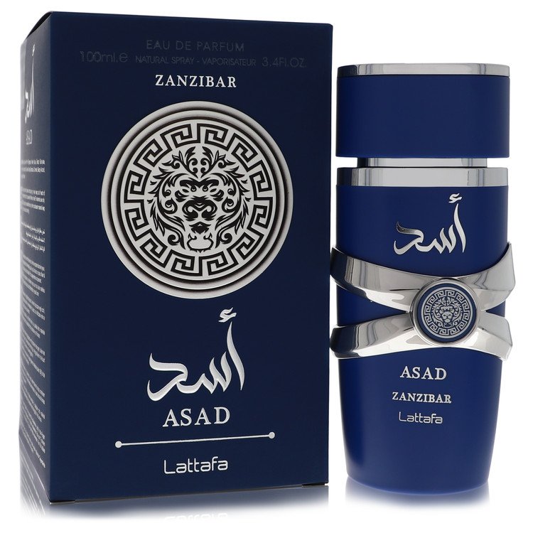 Lattafa Asad Zanzibar Eau De Parfum Spray 3.4 oz (100 ml) for Men
