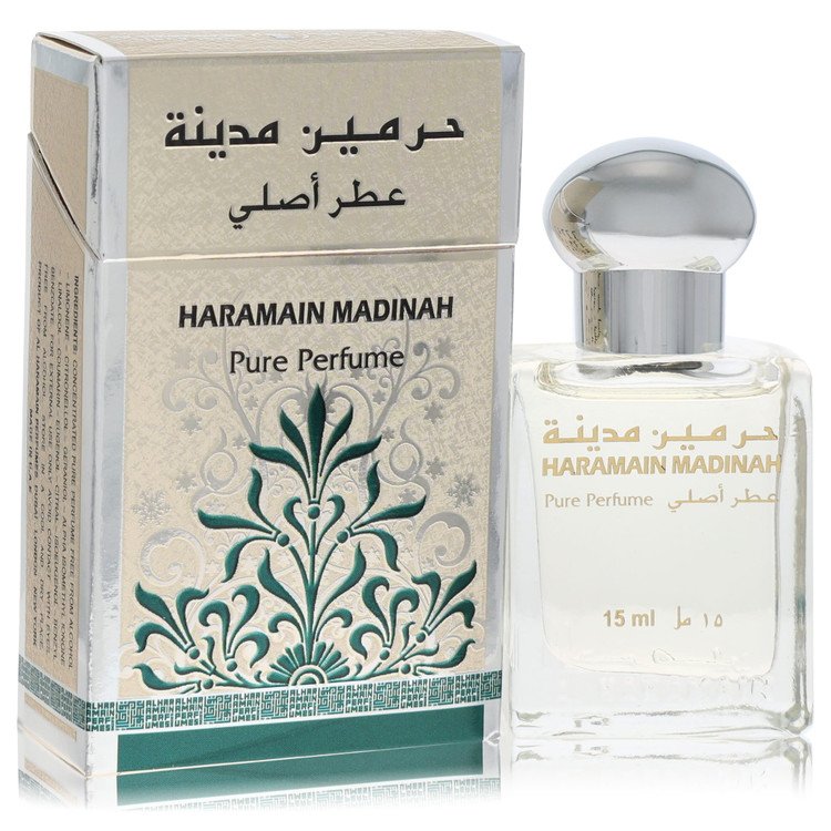 Al Haramain Madinah Pure Parfum Spray for Men, 0.51 oz (15 ml)