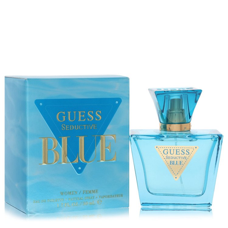 Guess Seductive Blue Eau de Toilette Spray for Women, 1.7 oz (50 ml)
