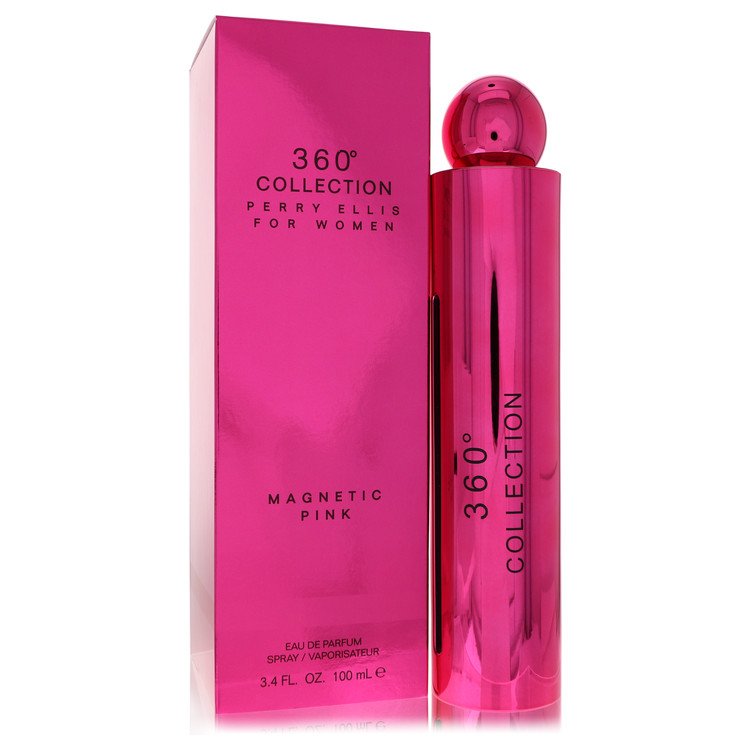 Perry Ellis 360 Collection Magnetic Pink Eau de Parfum Spray 3.4 oz / 100 ml