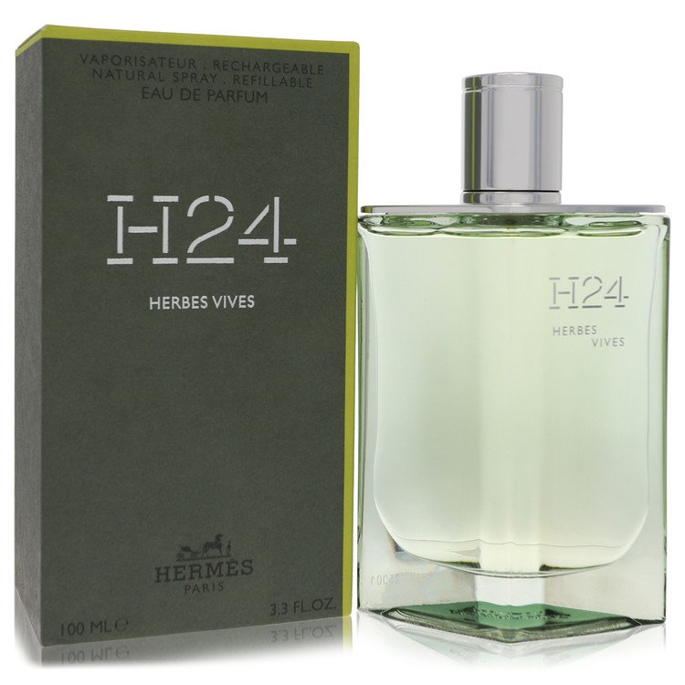 Hermes H24 Herbes Vives Refillable Eau De Parfum Spray 3.4 oz / 100 ml for Men